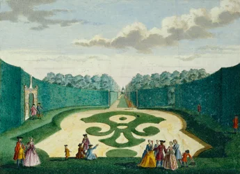 Entwurf für einen Garten, ca. 1700